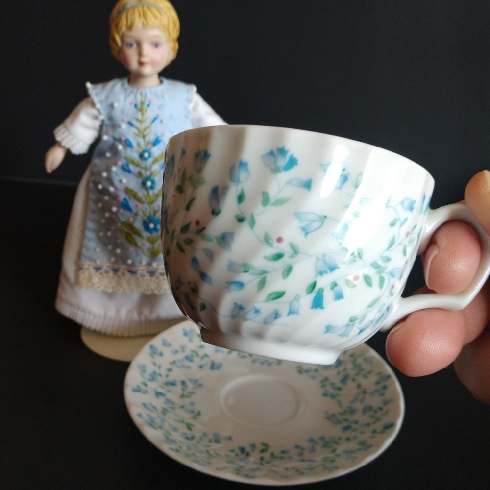 BIDASOA ESPANA💠 Porcelain Coffee Tea Cup & Saucer